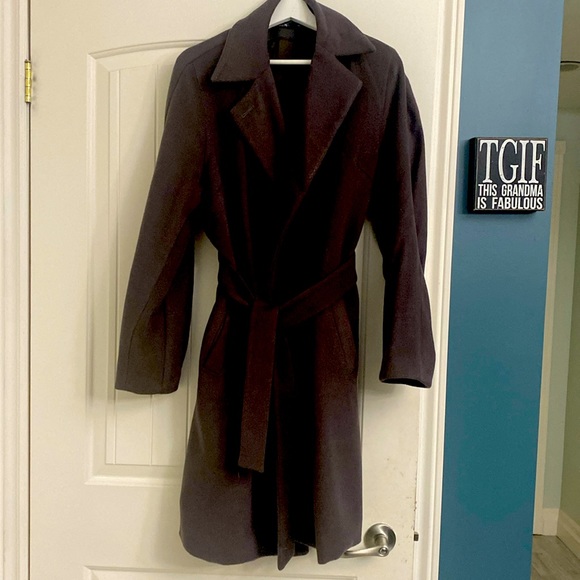 Lin Zhao Jackets & Blazers - Brown Cashmere Coat EUC